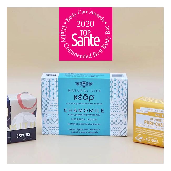 Highly Commended Best Body Bar Top Sante Bodycare Awards