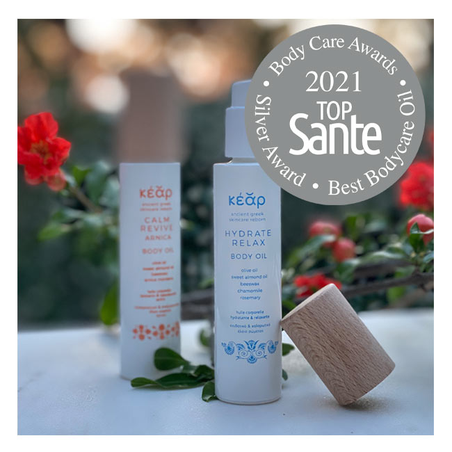 Top Sante Beauty Awards Best Body Oil Silver Winner
