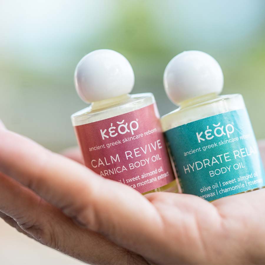 Kear mini body oils to revive and hydrate