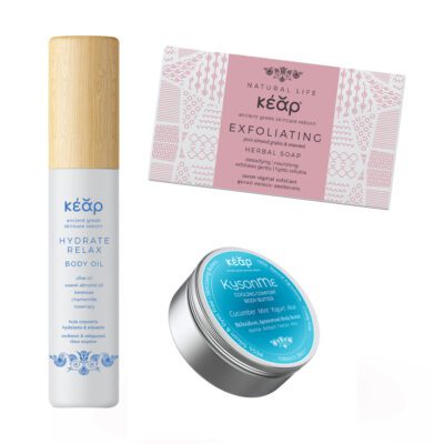 Kear Soft Touch natural body care set.